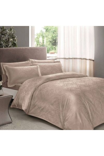 Taç Luxury satin jacquard bed linen, 6 pieces, Taç, Daria Vizon