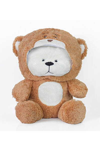 Özgüner Oyuncak "70 cm Kapşonlu Uykumcuk Peluş Ayıcık - Yumuşacık ve Sevimli Arkadaşınız"