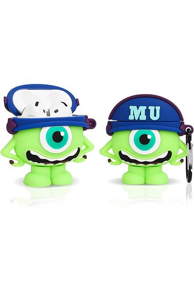 Blackmark 4. Generation Compatible Cute Monster Mike Wazowski Patterned Anti-Shock Headphone Protection Case