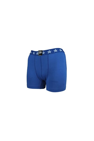 MarkGlobal Lacivert Renk Beli Yıldızlı Erkek Boxer