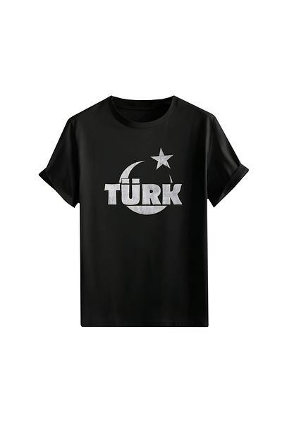 Gölge Store Turkish, Turkish and Göktürk Iconic National Printed Oversize Unisex T-Shirt 1434