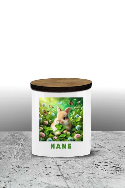 Bytwo Mint Storage Container - Ceramic Storage Container - Spice Rack - 300ml Storage Container -Nn2