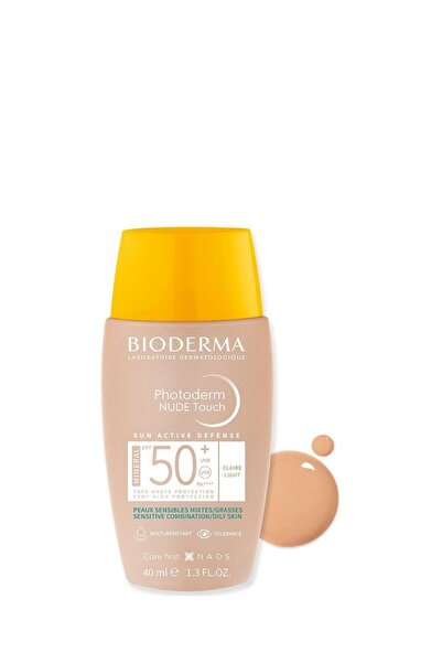 Bioderma Photoderm Nude Touch Spf 50+ Light Güneş Koruyucu 40ml