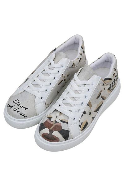 Dogo Adidași de damă din piele vegană bej - design Bloom and Grow