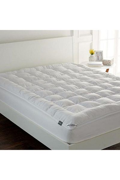 smart home Mattress Pad Polyester White 180 x 200cm
