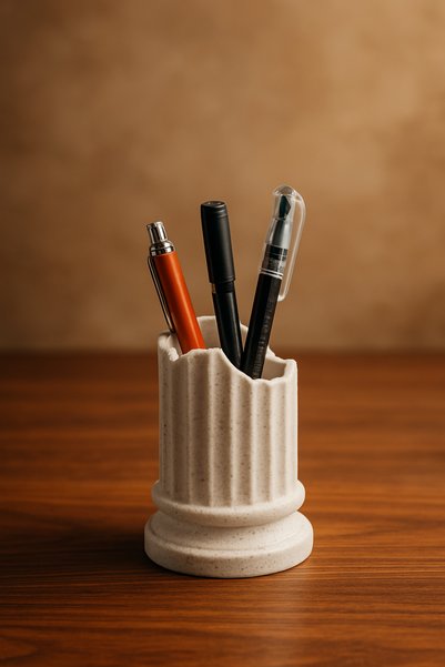 ERCTECH Greek Column Pen Holder Decorative Modern Pen Holder