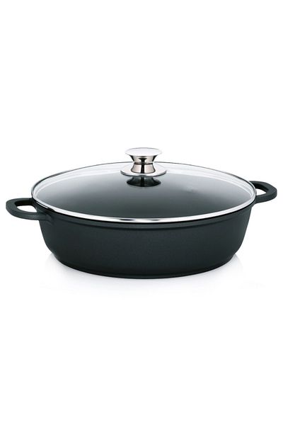 KELA Keck Lang Round tray with lid 36 cm KERROS
