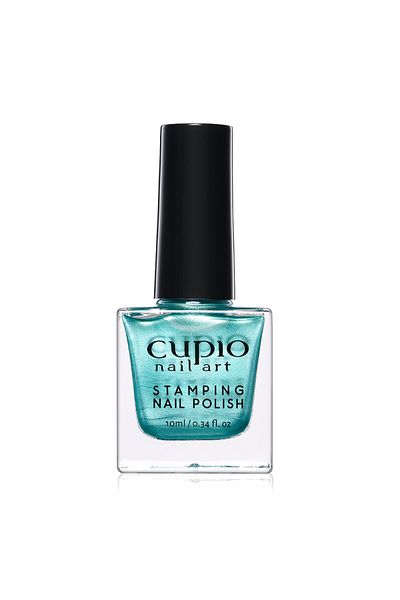 Cupio Cupio Metallic Turquoise Stamping Polish 10ml