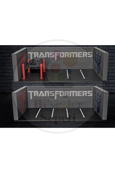 Bi'şeyler Sepeti Transformers 1:64 Vehicle Unstoppable Inside Diorama