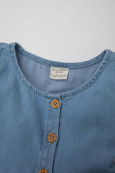 DeFacto Rochie Jean fără mâneci fetiță C3576A524SM
