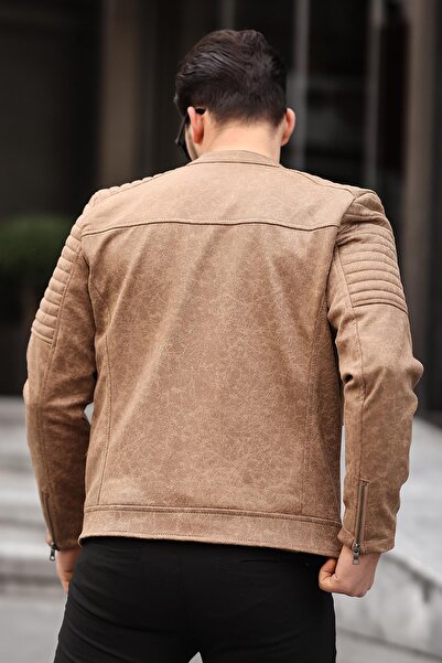 Delpino Εποχιακό ανδρικό σουέτ μπουφάν