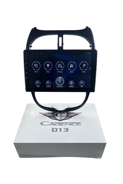 Cadence PEUGEOT 206 2006-2011 CADENCE D13 YENİ SERİ İŞLEMCİLİ PRO OEM MULTİMEDİA
