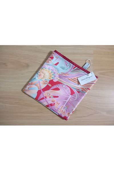 Sia Italian Brand Silk Scarf, Foulard, Shawl 86X88Cm