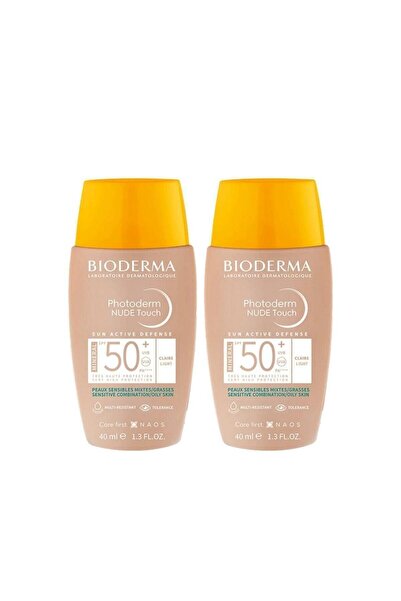 Bioderma Photoderm Nude Touch SPF50+ Light Karma Yağlı Ciltler Kapatıcı Etkil...