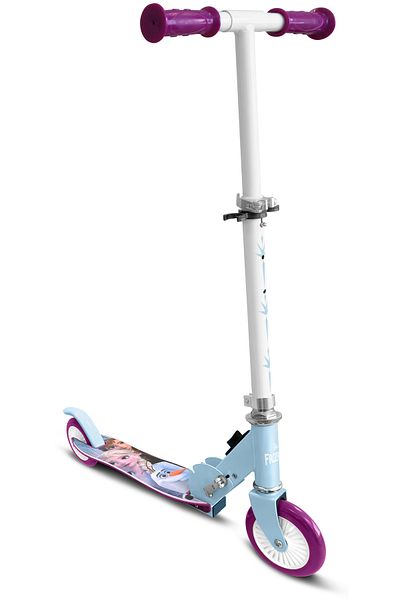 Frozen Foldable scooter with 2 wheels, 3+ years, maximum load 50 kg, ABEC 5 bearings, multicolor, Frozen