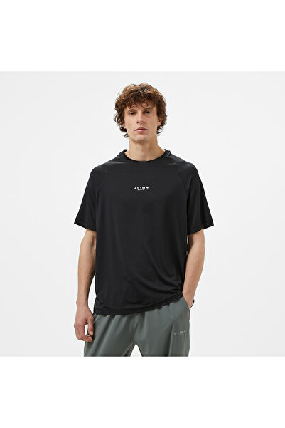 United 4 UNITED4 Erkek Siyah T-Shirt