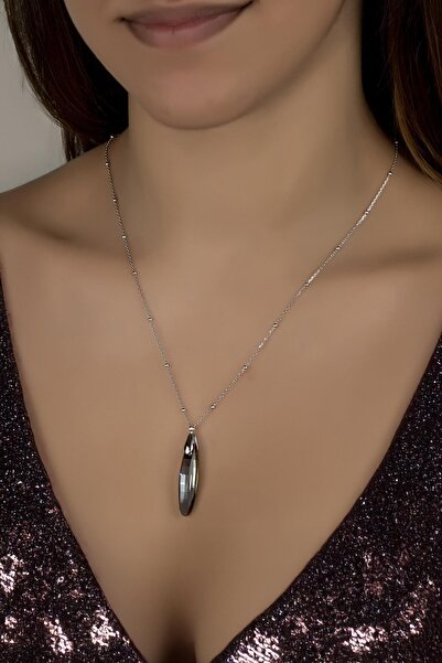 Swarovski Union Crystal Kadın Green Çubuk Gümüş Kolye