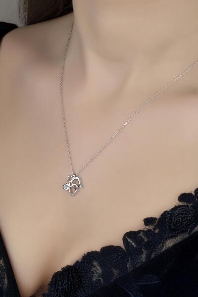 Swarovski Union Zirconia Kadın Kalbimin Meleği Gümüş Kolye