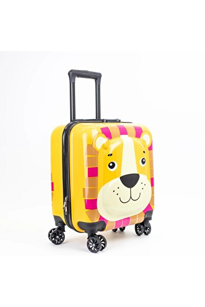 Quasar & Co. Airplane cabin trolley, Quasar & Co.®, Rabbit model, telescopic handle, code, 44x34x23cm, ABS, Yellow/Cyclamen