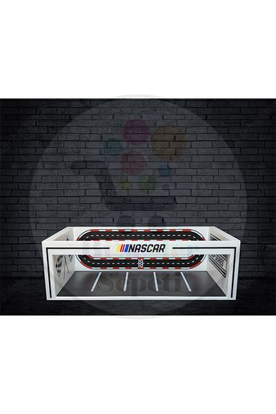 Bi'şeyler Sepeti Nascar 1:64 Diorama Garage Parking Diecast (Not Include Vehicle)