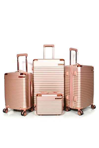 MORANO مجموعة حقائب سفر مورانو مكونة من 4 قطع للجنسين بمقاس 28 بوصة - 24 بوصة - 20 بوصة - 14 بوصة.