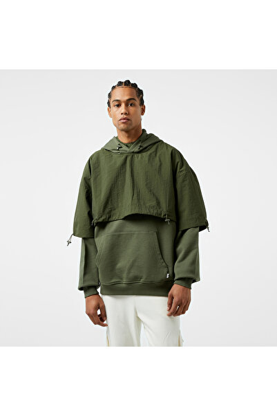 United 4 United4 Classic Erkek Haki Hoodie