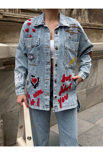 SOLİS MODA jachetă de blugi pentru femei