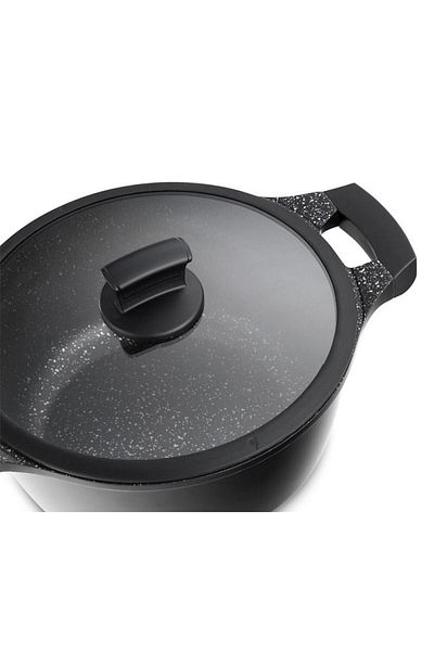 KELA Keck Lang Casserole with non-stick surface and lid STELLA NOVA 20 cm