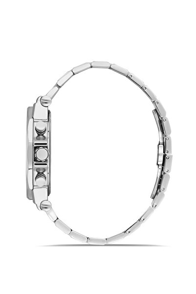 FERRO Silver Steel Band Men's Wristwatch Fm43020A-A6 All Functions Active 3 Atm Water Resistant