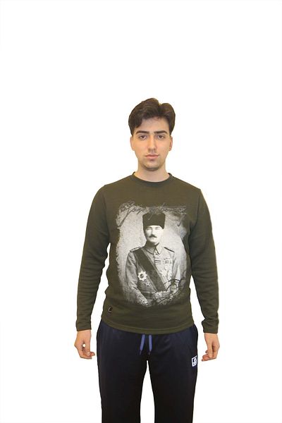rood Φούτερ Unisex με 2 κλωστές Loose Cut