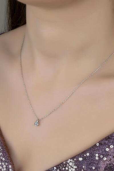 Swarovski Union Zirconia Kadın Tektaş Gümüş Kolye
