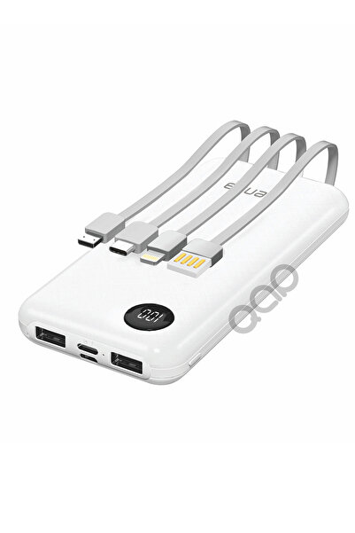 TEKNOHANE 10000 Mah Süper Tasarım Tesla Polimer Pil Hakiki 10.000 Mah Powerbank