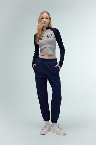 DeFacto Stand Collar Printed Ribbed Cardigan - Zippered, C3252ax24sp