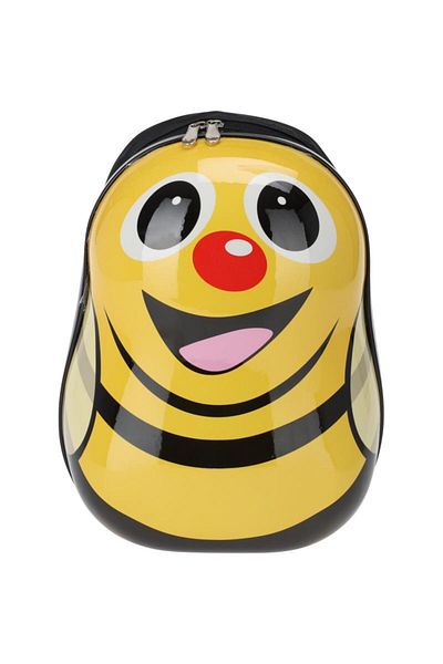 Excellent Houseware Bagaj pentru copii, geantă de călătorie și rucsac pe roți, albină