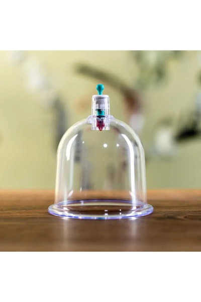 KONULGA 7 No 10 Adet Hacamat&Masaj Kupası Vakumlu Çekme Masaj Aleti Seti 1 Adet Vakum Pompası