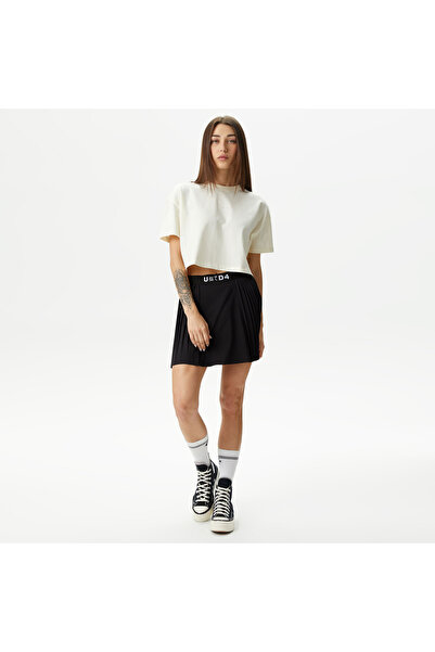 United 4 UNITED4 Classic Kadın Siyah Etek