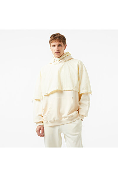 United 4 UNITED4 Astronot Erkek Krem Hoodie