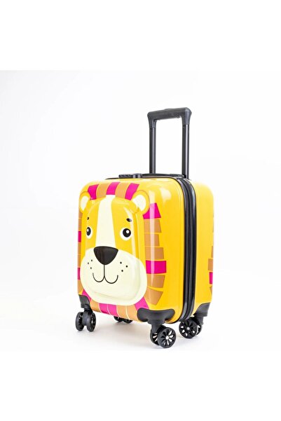 Quasar & Co. Airplane cabin trolley, Quasar & Co.®, Rabbit model, telescopic handle, code, 44x34x23cm, ABS, Yellow/Cyclamen