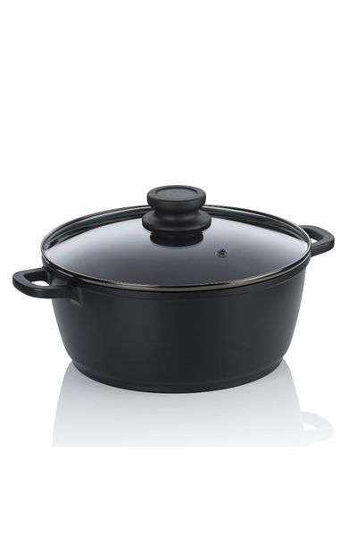 KELA Keck Lang Casserole with ceramic surface and lid ATURA 24 cm 3.2 l