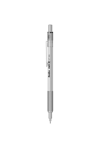 Scrikss Matrix 0.7mm Mechanical Pencil Light Gray - Transparent Case