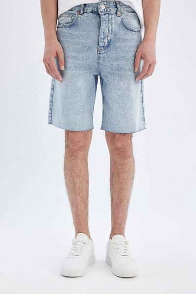 DeFacto Βερμούδα Jean Shorts - Loose Fit C2699ax24sm
