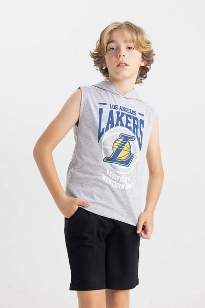 DeFacto Men's Nba Los Angeles Lakers Athlete C4450A824Hs - Hooded