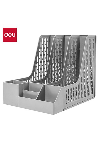 Deli E9847 4 Compartment Magazine Holder