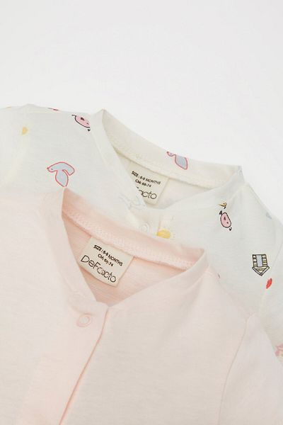 DeFacto Baby Girl Sea Printed Jumpsuit C2549A524Sm