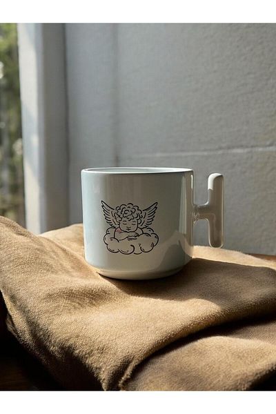 Home كوب قهوة تركي مزدوج Sleeping Baby Angel