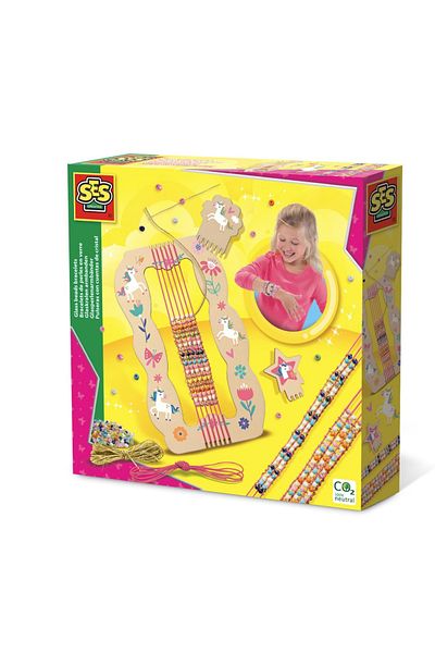 SES Creative Creative set for children - Beaded bracelets - Loom