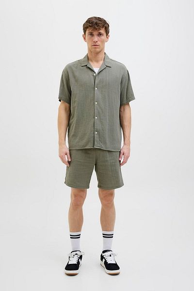 Jack & Jones Ανδρικό άνετο κοντομάνικο πουκάμισο - Πάσχα