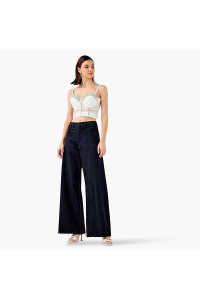 2Xtremz Embellished Strappy Crop Top