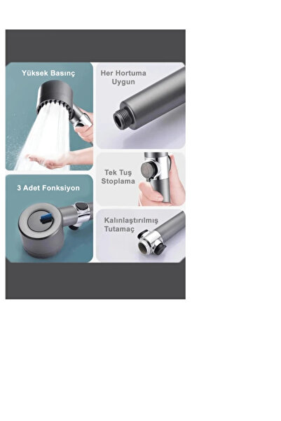 Genel Markalar 3 Fonksiyonlu Start Stop Tuşlu Filtreli Basınçlı Masaj Etkili ...