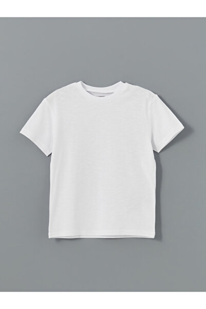 LC Waikiki Tricou de băieți simplu cu guler rotund